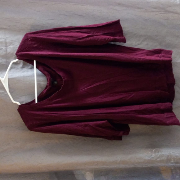 torrid Tops - Torrid size 3 3/4 sleeve burgundy tshirt